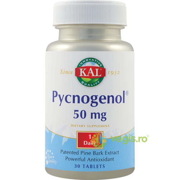 Pycnogenol 50mg 30tb Secom,, KAL, Capsule, Comprimate, 1, Vegis.ro
