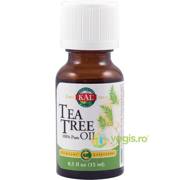 Tea Tree Ulei 15ml Secom,, KAL, Tratamente Acnee, 1, Vegis.ro