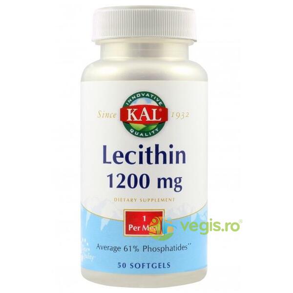 Lecithin (Lecitina) 1200mg 50cps Secom,, KAL, Capsule, Comprimate, 1, Vegis.ro