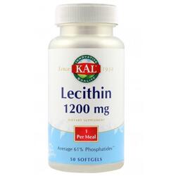 Lecithin (Lecitina) 1200mg 50cps Secom, KAL