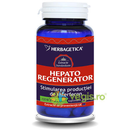 Hepato Regenerator 30cps, HERBAGETICA, Remedii Capsule, Comprimate, 1, Vegis.ro