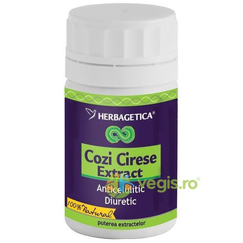 Cozi de cirese extract 70cps, HERBAGETICA, Capsule, Comprimate, 1, Vegis.ro