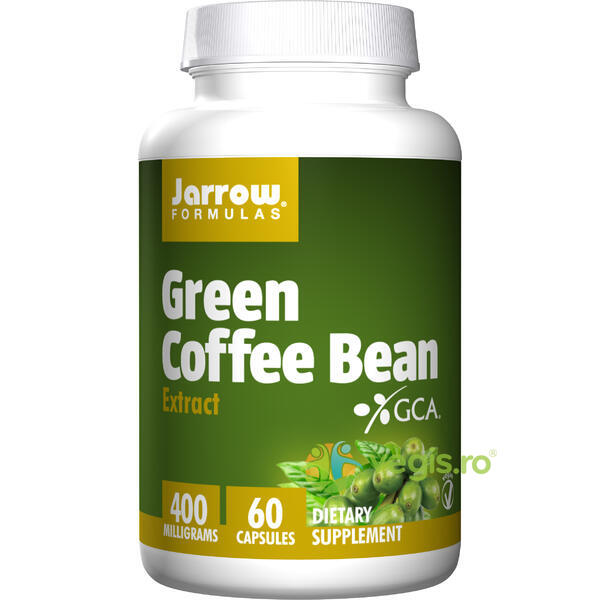 Green Coffee Bean (Cafea verde) 400mg 60cps Secom,, JARROW FORMULAS, Produse de Slabit, 1, Vegis.ro