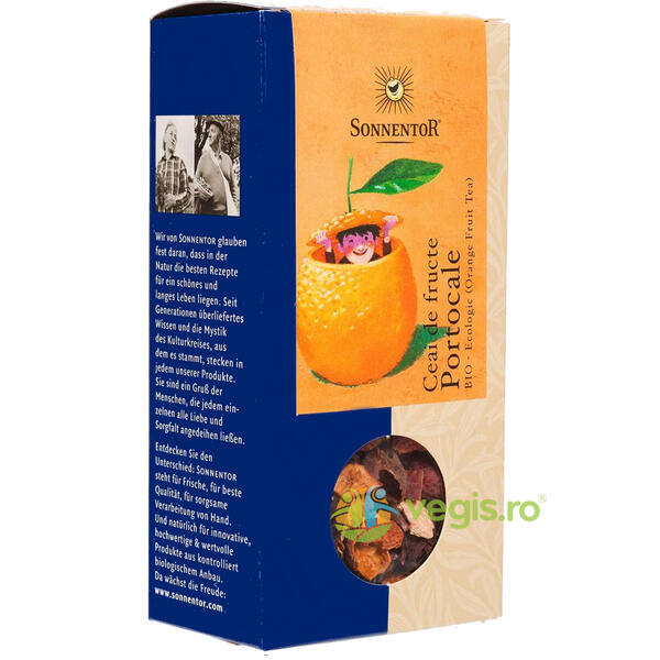 Ceai Fructe Portocale Ecologic/BIO 100gr, SONNENTOR, Alimente BIO/ECO, 1, Vegis.ro