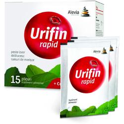 Pachet Urifin Rapid 15 Plicuri +Ceai Urifin Promo ALEVIA