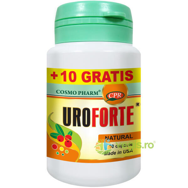 Uroforte 10cps+10cps Gratis, COSMOPHARM, Remedii Capsule, Comprimate, 1, Vegis.ro