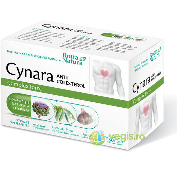 Cynara Anticolesterol Complex Forte 30cps, ROTTA NATURA, Remedii Capsule, Comprimate, 1, Vegis.ro