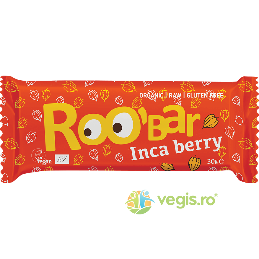 Baton cu Inca Berry Raw Ecologic/Bio 30g 30g Dulciuri & Indulcitori Naturali