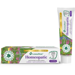 Pasta de Dinti GennaDent Homeopatic cu Argila si Plante 80ml VIVA NATURA