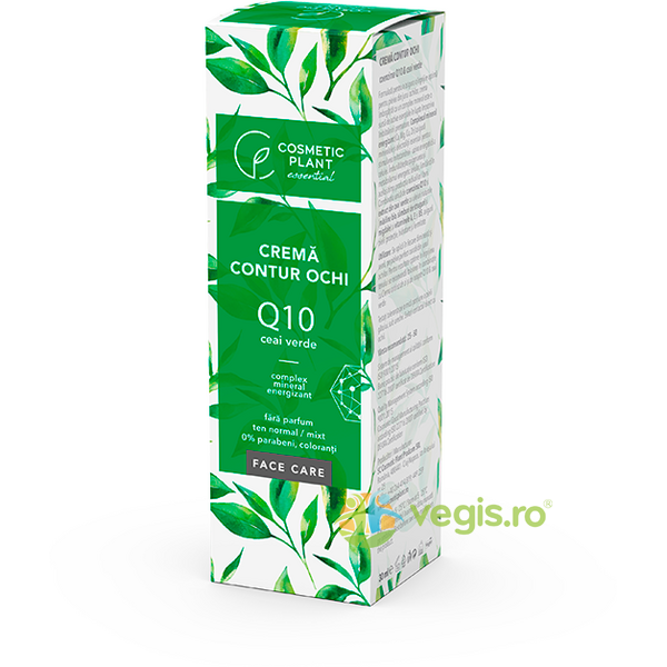 Crema Contur Ochi cu Coenzima Q10 si Ceai Verde 30ml, COSMETIC PLANT, Cosmetice ten, 3, Vegis.ro