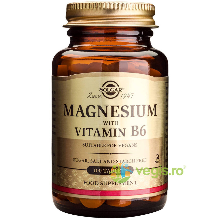 Magnesium + B6 100tb (Magneziu cu vitamina B6) 100tb Capsule, Comprimate