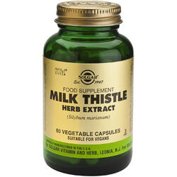 Milk Thistle Herb Extract 60cps (Extract din planta de Silimarina) SOLGAR
