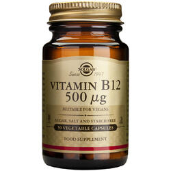 Vitamina B12 500mcg 50cps(Cobalamina) SOLGAR