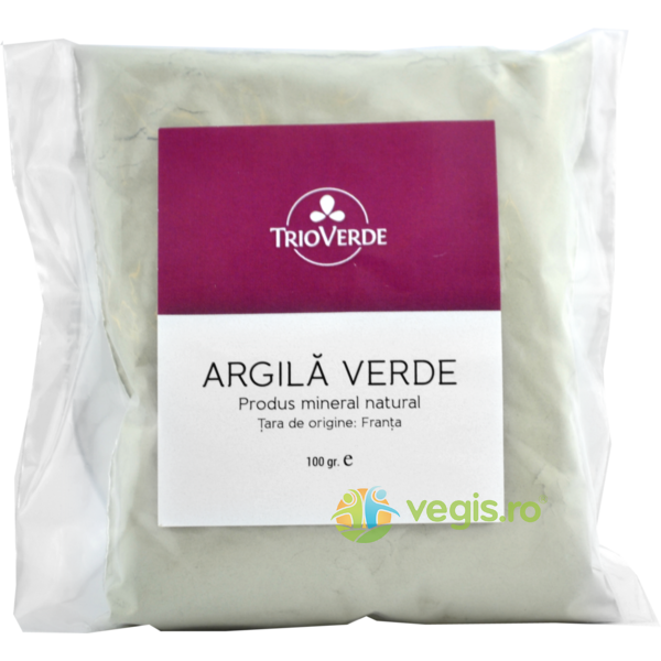 Argila Verde 100gr, TRIO VERDE, Cosmetice ten, 1, Vegis.ro