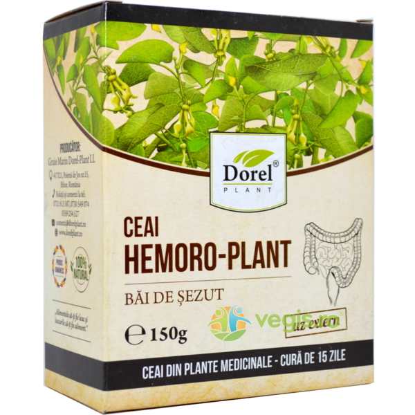 Ceai Hemoro-Plant (Bai De Sezut) 150g, DOREL PLANT, Ceaiuri vrac, 1, Vegis.ro