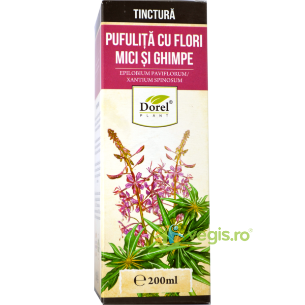 Tinctura Pufulita Flori Mici&Ghimpe 200ml, DOREL PLANT, Tincturi compuse, 1, Vegis.ro