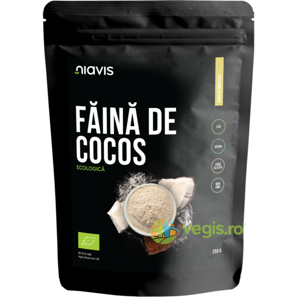 Faina de Cocos Ecologica/Bio 250g, NIAVIS, Produse Vegane, 1, Vegis.ro