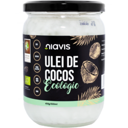 Ulei de Cocos Extra Virgin Ecologic/Bio 450g/500ml NIAVIS