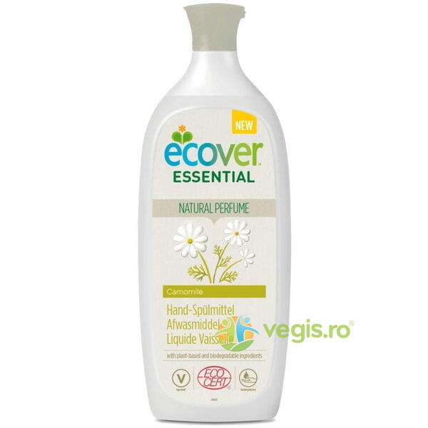 Detergent Lichid Pentru Vase cu Musetel Ecologic/Bio 1L, ECOVER, Detergent Vase, 1, Vegis.ro