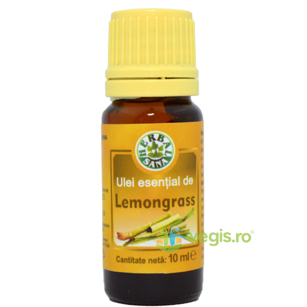 Ulei Esential de Lemongras 10ml, HERBAVIT, Cosmetice Uz General, 1, Vegis.ro