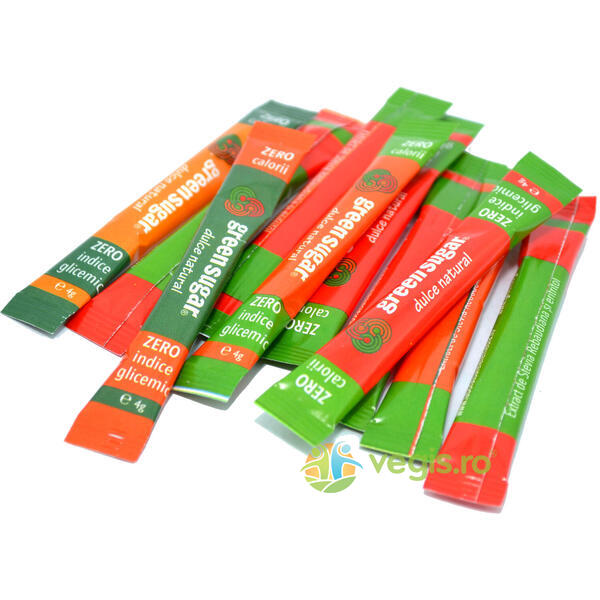 Green Sugar 50buc (Stick-Uri), REMEDIA, Fara Zahar, 3, Vegis.ro