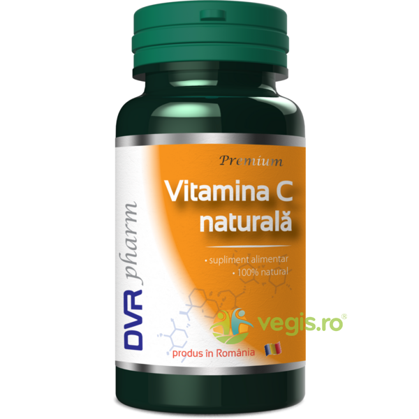 Vitamina C Naturala 60cps, DVR PHARM, Capsule, Comprimate, 1, Vegis.ro