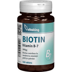 Vitamina B7 (Biotina) 900mcg 100cpr VITAKING