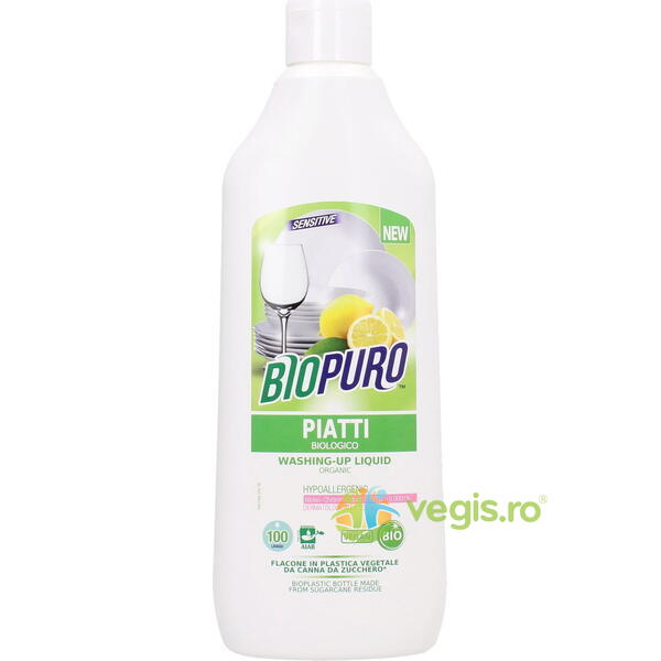Detergent pentru Vase Ecologic/Bio 500ml, BIOPURO, Detergent Vase, 2, Vegis.ro