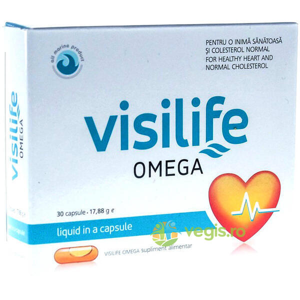 Visilife Omega 30cps, VISISLIM, Remedii Capsule, Comprimate, 2, Vegis.ro