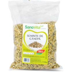 Seminte De Canepa Decorticate 500g SANOVITA