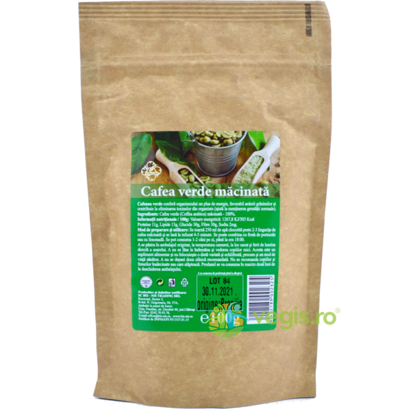 Cafea Verde Macinata 100gr, BIS-NIS, Produse de Slabit, 1, Vegis.ro