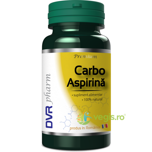 Carbo Aspirina 60cps, DVR PHARM, Remedii Capsule, Comprimate, 1, Vegis.ro