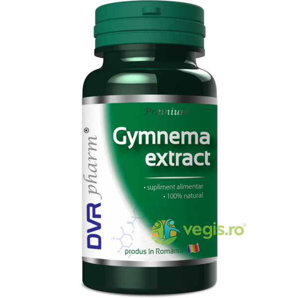 Gymnema Extract 60cps, DVR PHARM, Capsule, Comprimate, 1, Vegis.ro
