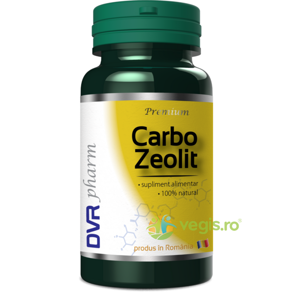 Carbo Zeolit 60cps, DVR PHARM, Detoxifiere, 1, Vegis.ro