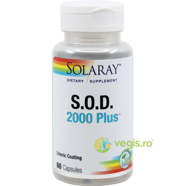 S.O.D. 2000 Plus 60cps Secom,, SOLARAY, Capsule, Comprimate, 1, Vegis.ro