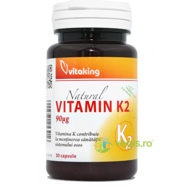 Vitamina K2 90mcg 30cps, VITAKING, Capsule, Comprimate, 2, Vegis.ro