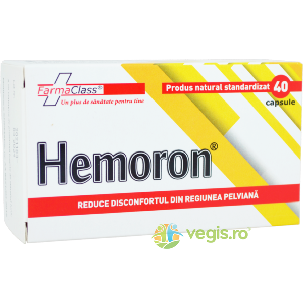 Hemoron 40cps, FARMACLASS, Capsule, Comprimate, 1, Vegis.ro