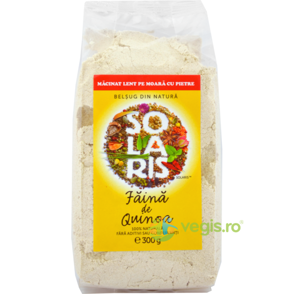 Faina De Quinoa 300g, SOLARIS, Faina, Tarate, Grau, 1, Vegis.ro