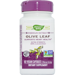 Olive Leaf 20% Oleuropein 60cps Secom, NATURE'S  WAY