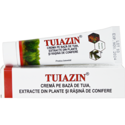 Crema cu Extract de Tuia Tuiazin 50ml ELZIN PLANT