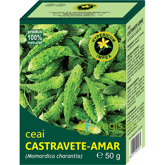Ceai Castravete Amar (Momordica) 50g, HYPERICUM, Ceaiuri vrac, 1, Vegis.ro