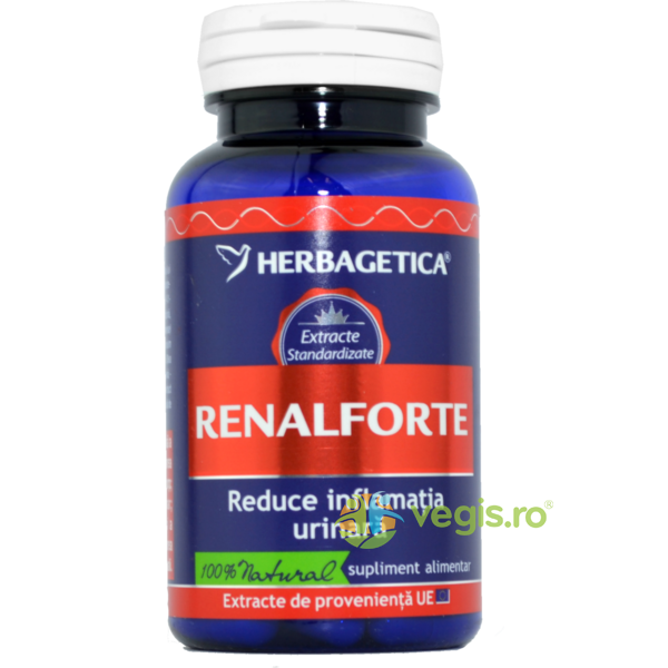 Renal Forte 60cps, HERBAGETICA, Remedii Capsule, Comprimate, 1, Vegis.ro