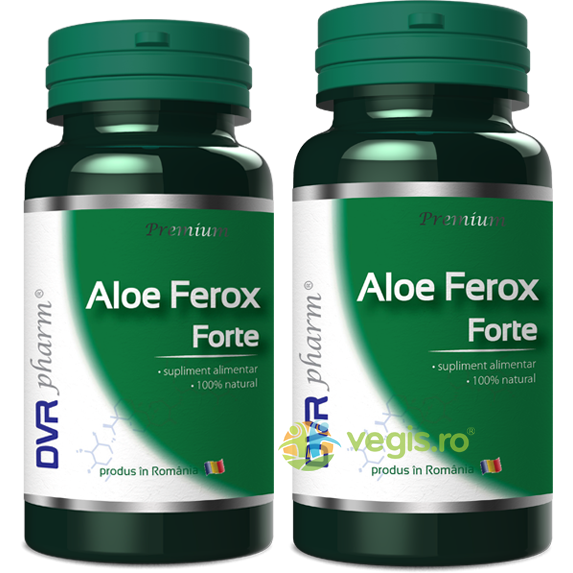 Aloe Ferox Forte Pachet 90 de capsule la pret de 60 de capsule, DVR PHARM, Capsule, Comprimate, 1, Vegis.ro