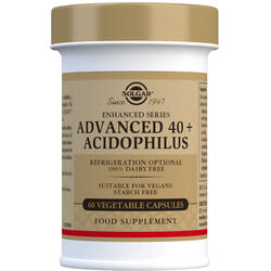 Advanced 40+ Acidophilus(Probiotice) 60cps Vegetale SOLGAR