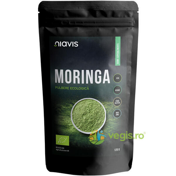 Moringa Pulbere Ecologica/Bio 125g, NIAVIS, Produse Vegane, 1, Vegis.ro