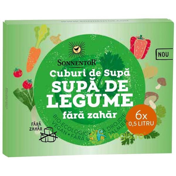 Cub De Supa Cu Legume Fara Zahar Ecologic/Bio 6 cuburi, SONNENTOR, Condimente, 1, Vegis.ro