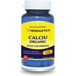 Calciu Organic 60cps HERBAGETICA