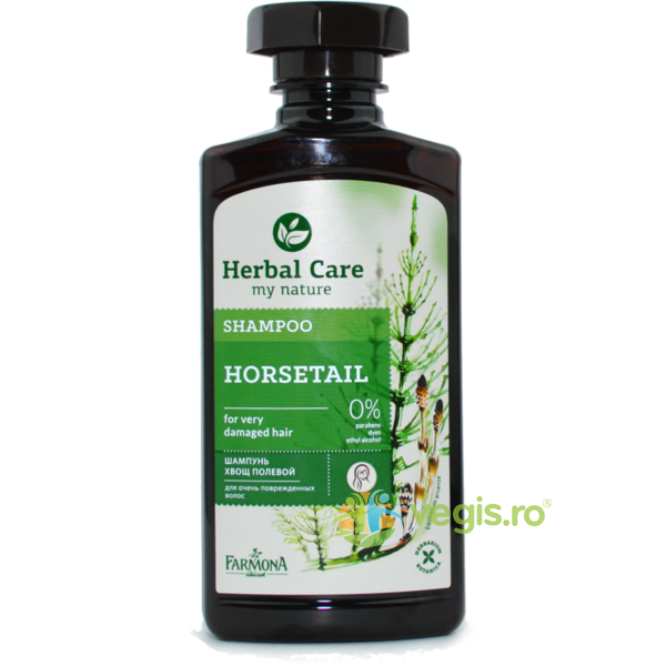 Herbal Care Sampon Cu Extract De Coada Calului Pentru Par Deteriorat 330ml, FARMONA, Cosmetice Par, 1, Vegis.ro