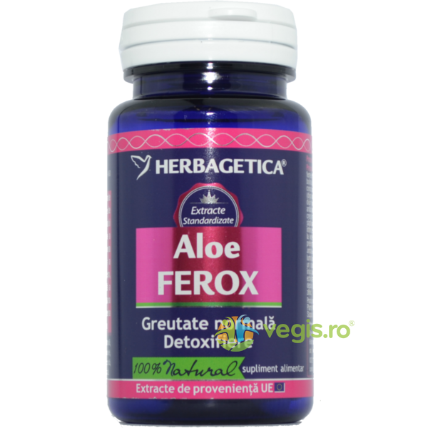 Slim Ferox: Perfect Slim 210g + Aloe Ferox 30cps, HERBAGETICA, Produse de Slabit, 2, Vegis.ro