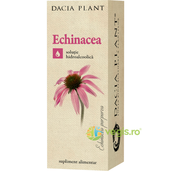 Tinctura De Echinacea 50ml, DACIA PLANT, Tincturi simple, 2, Vegis.ro